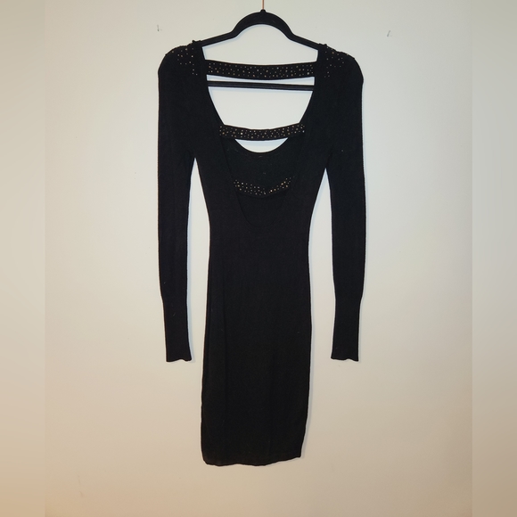 Knit bodycon cocktail dress - Picture 3 of 11